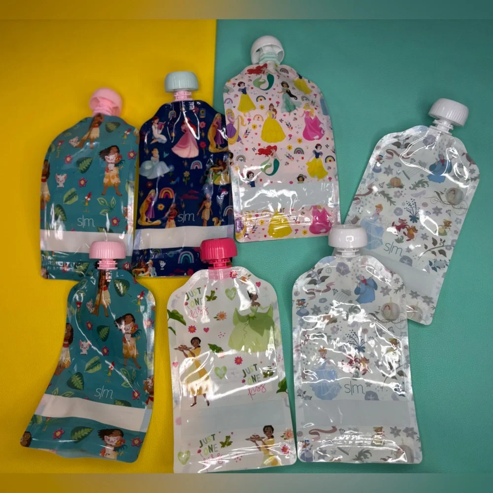 Simple Modern Disney‎ Princess Reusable Baby Food Pouches for Toddlers